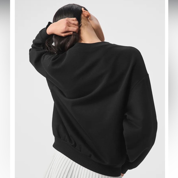 ❌SOLD❌Alo Accolade Crew Neck Pullover in Black New with Tags! - Picture 2 of 9